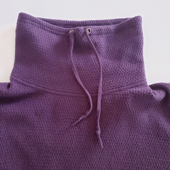 7170 * Talbots Funnel Neck Pullover Sweater Purple Size L - Picture 5 of 8